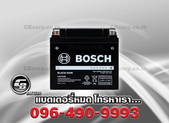 Bosch Battery AUX AGM Front